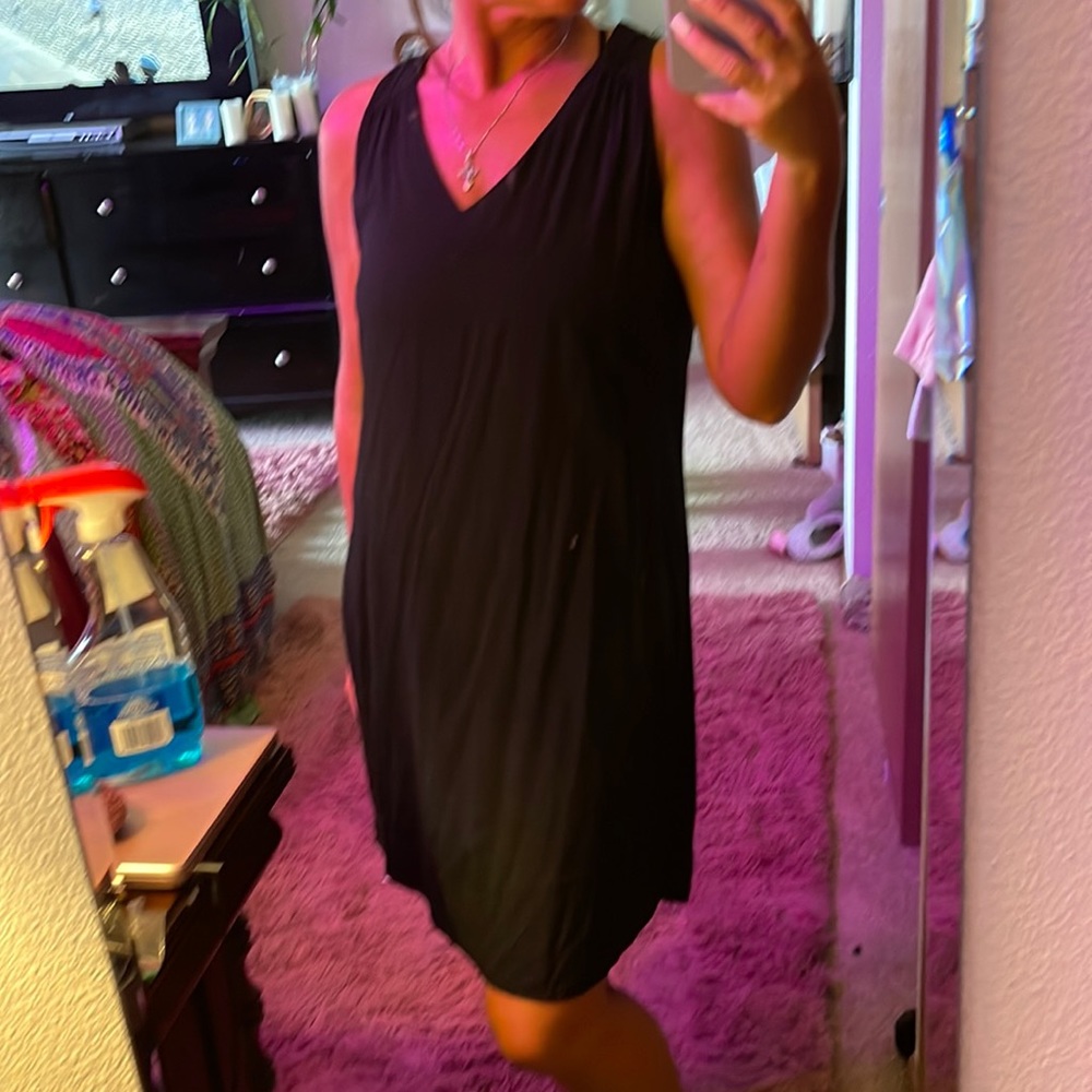 Black short dress
